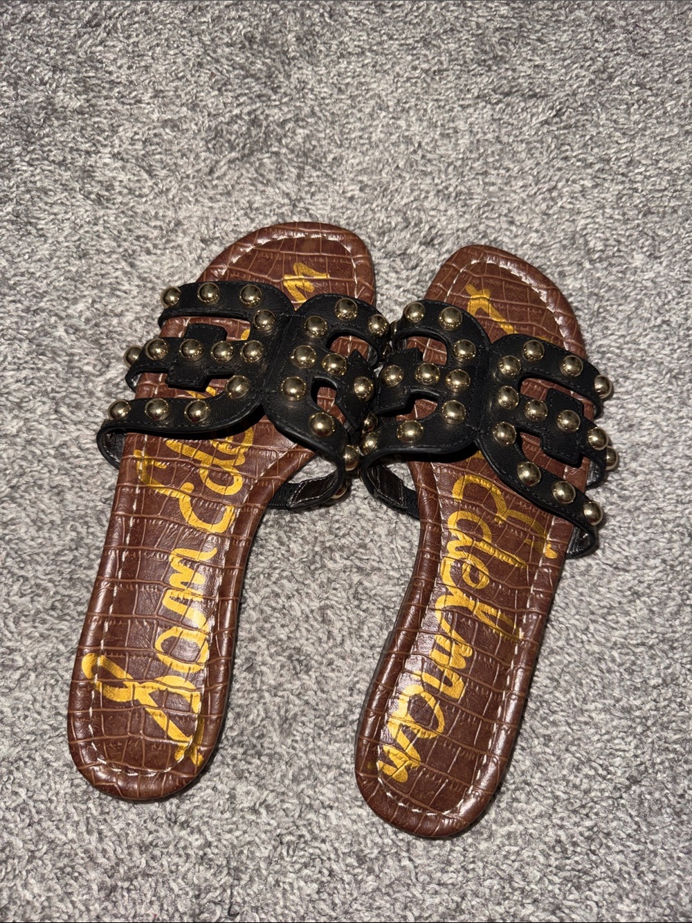 sam edelman studded bay slide sandals size 6.5